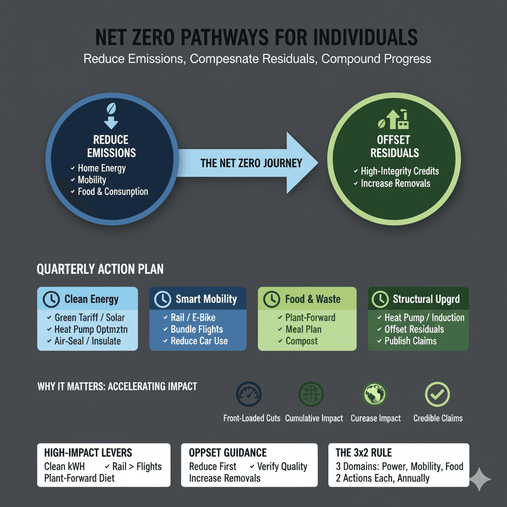 Parcours "net zéro" pour les particuliers 2 Parcours "net zéro" pour les particuliers