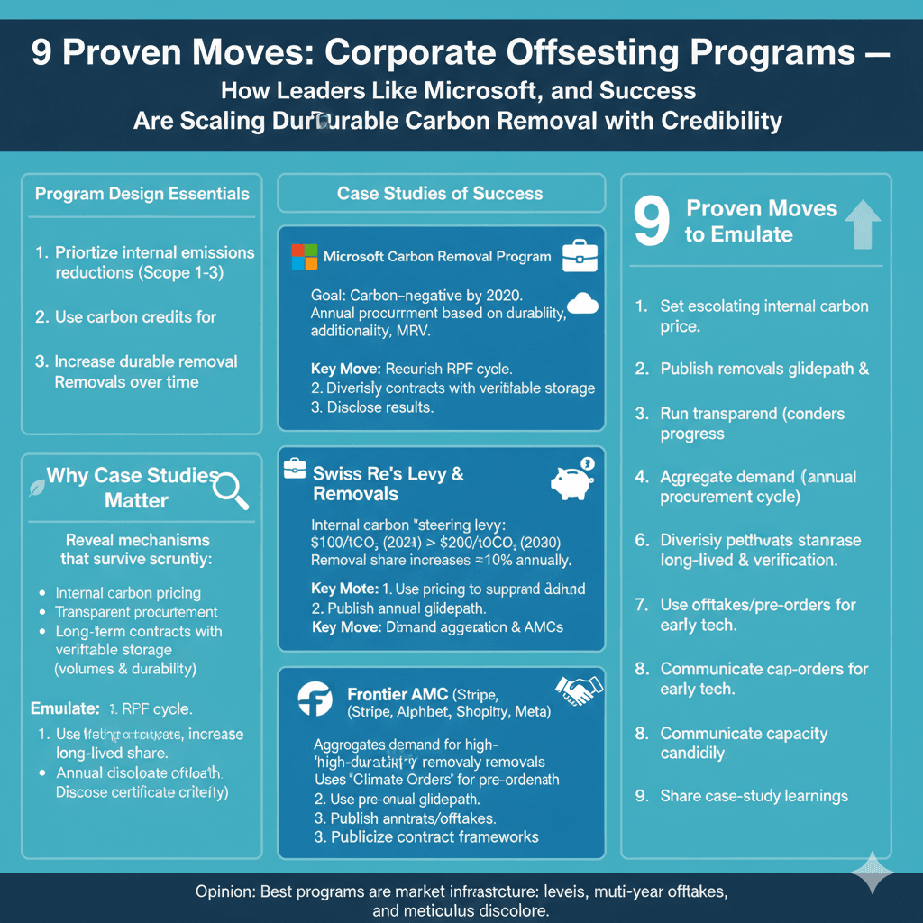 9 Proven Moves: Corporate Offsetting Programs — Case Studies of Success 2 Corporate Offsetting Programs