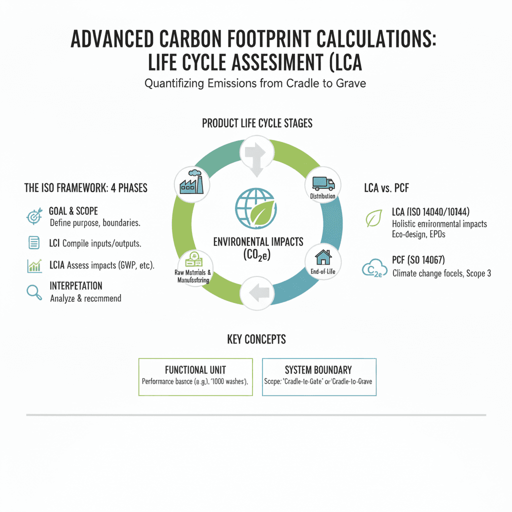 Levenscyclusanalyse (LCA): Geavanceerde koolstofvoetafdrukberekeningen 2 Levenscyclusanalyse