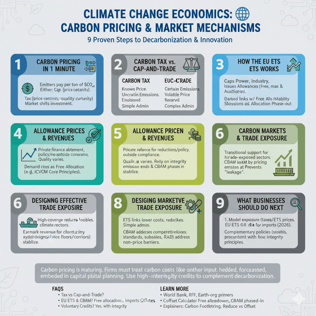 9 Proven Steps: Climate Change Economics — Carbon Pricing & Market Mechanisms 2 carbon pricing